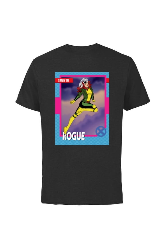 Studios X-Men ’97 Rogue Retro Trading Card- Short Sleeve Cotton T-Shirt for Adults - Customized-Black