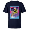 thumbnail image 1 of Marvel Studios X-Men ’97 Rogue Retro Trading Card- Short Sleeve T-Shirt for Kids - Customized-Navy, 1 of 5