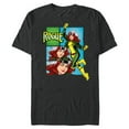 thumbnail image 1 of Marvel Studios X-Men ’97 Rogue Wink Logo & Action Panels- Short Sleeve Blended T-Shirt for Adults - Customized-Dark Heather, 1 of 5