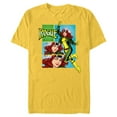 thumbnail image 1 of Marvel Studios X-Men ’97 Rogue Wink Logo & Action Panels- Short Sleeve Blended T-Shirt for Adults - Customized-Yellow, 1 of 5