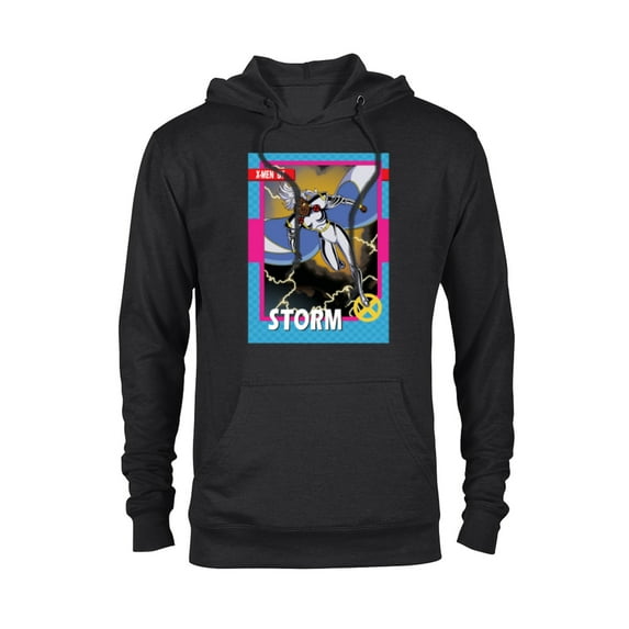 Marvel Studios X-Men ’97 Storm Retro Trading Card- Pullover Hoodie for Adults - Customized-Black