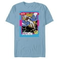 thumbnail image 1 of Marvel Studios X-Men ’97 Storm Retro Trading Card- Short Sleeve Blended T-Shirt for Adults - Customized-Ocean Blue, 1 of 5