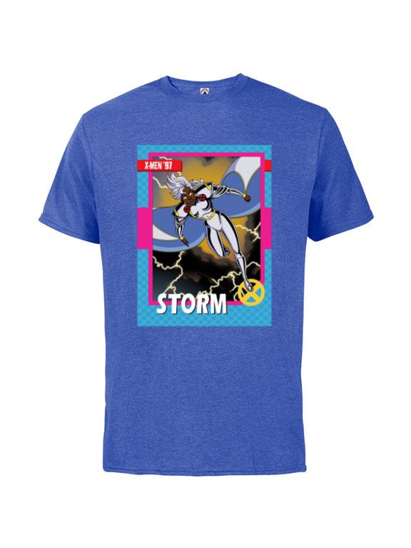 Studios X-Men ’97 Storm Retro Trading Card- Short Sleeve Cotton T-Shirt for Adults - Customized-Royal Heather