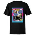 thumbnail image 1 of Marvel Studios X-Men ’97 Storm Retro Trading Card- Short Sleeve T-Shirt for Kids - Customized-Black, 1 of 5