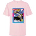 thumbnail image 1 of Marvel Studios X-Men ’97 Storm Retro Trading Card- Short Sleeve T-Shirt for Kids - Customized-Soft Pink, 1 of 5