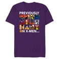 thumbnail image 1 of Marvel Studios X-Men ’97 Team Previously on X-Men - Short Sleeve Blended T-Shirt for Adults - Customized-Purple, 1 of 5
