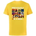 thumbnail image 1 of Marvel Studios X-Men ’97 Team Previously on X-Men - Short Sleeve Cotton T-Shirt for Adults - Customized-Yellow, 1 of 5