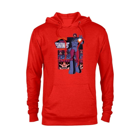 Marvel Studios X-Men ’97 The Sentinels Robot Super Villain- Pullover Hoodie for Adults - Customized-Red