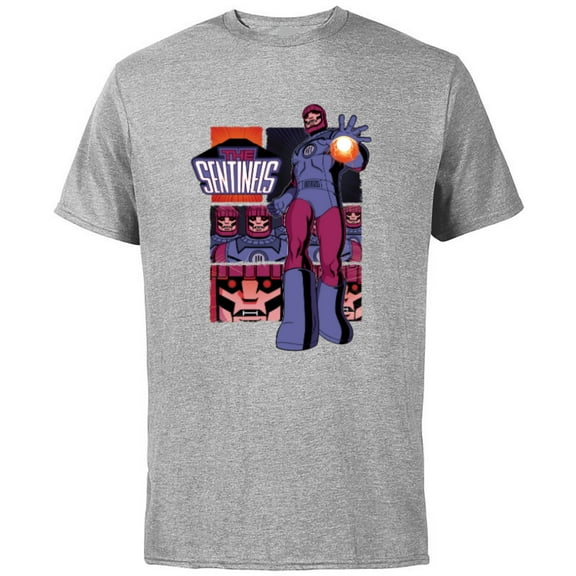 Marvel Studios X-Men ’97 The Sentinels Robot Super Villain- Short Sleeve Cotton T-Shirt for Adults - Customized-Athletic Heather