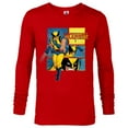 thumbnail image 1 of Marvel Studios X-Men ’97 Wolverine Claws Logo Action Panels- Long Sleeve T-Shirt for Men - Customized-New Red, 1 of 5