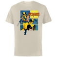 thumbnail image 1 of Marvel Studios X-Men ’97 Wolverine Claws Logo Action Panels- Short Sleeve Cotton T-Shirt for Adults - Customized-Natural, 1 of 5
