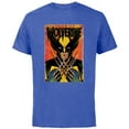 thumbnail image 1 of Marvel Studios X-Men ’97 Wolverine Claws Snikt Retro Vintage - Short Sleeve Cotton T-Shirt for Adults - Customized-Royal Heather, 1 of 5