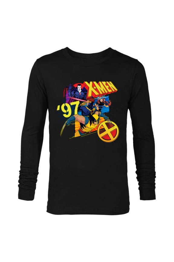 Studios X-Men ’97 Wolverine Cyclops Jean Mr. Sinister- Long Sleeve T-Shirt for Men - Customized-Black
