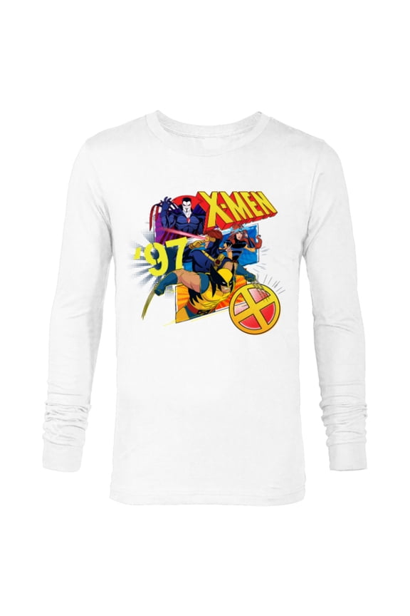 Studios X-Men ’97 Wolverine Cyclops Jean Mr. Sinister- Long Sleeve T-Shirt for Men - Customized-White