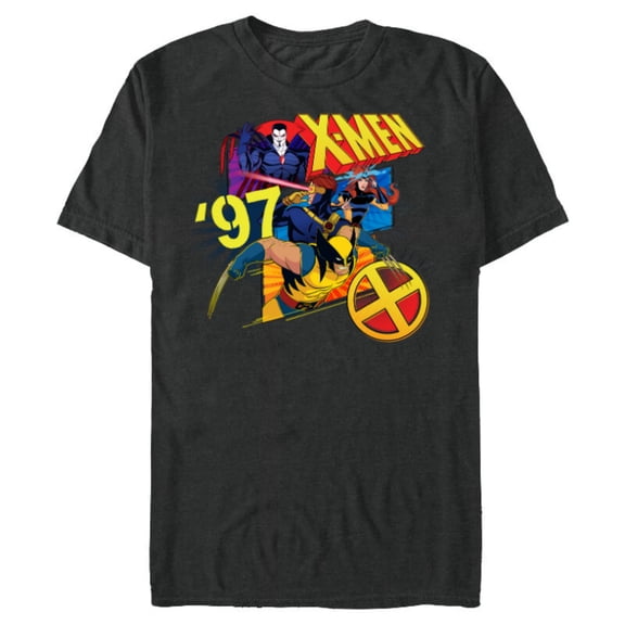 Marvel Studios X-Men ’97 Wolverine Cyclops Jean Mr. Sinister- Short Sleeve Blended T-Shirt for Adults - Customized-Dark Heather