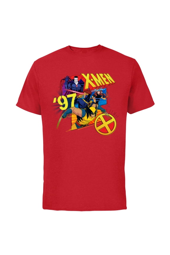 Studios X-Men ’97 Wolverine Cyclops Jean Mr. Sinister- Short Sleeve Cotton T-Shirt for Adults - Customized-Red