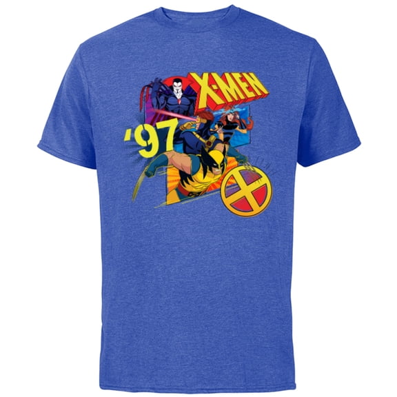 Marvel Studios X-Men ’97 Wolverine Cyclops Jean Mr. Sinister- Short Sleeve Cotton T-Shirt for Adults - Customized-Royal Heather