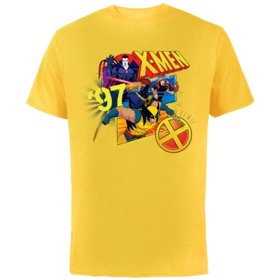 Marvel Studios X-Men ’97 Wolverine Cyclops Jean Mr. Sinister- Short Sleeve Cotton T-Shirt for Adults - Customized-Yellow