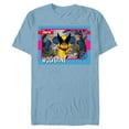 thumbnail image 1 of Marvel Studios X-Men ’97 Wolverine Retro Trading Card- Short Sleeve Blended T-Shirt for Adults - Customized-Ocean Blue, 1 of 5