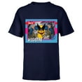 thumbnail image 1 of Marvel Studios X-Men ’97 Wolverine Retro Trading Card- Short Sleeve T-Shirt for Kids - Customized-Navy, 1 of 5