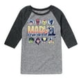 thumbnail image 1 of Marvel - Summer Wave - Toddler And Youth Raglan, 1 of 5