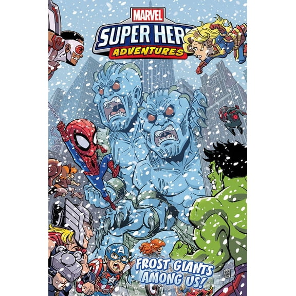 Marvel Super Hero Adventures Graphic Nov Captain Marvel: Frost Giants Among Us!: Frost Giants Among Us!, (Hardcover)