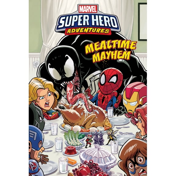Pre-Owned Marvel Super Hero Adventures Graphic Nov Mealtime Mayhem, (Hardcover)