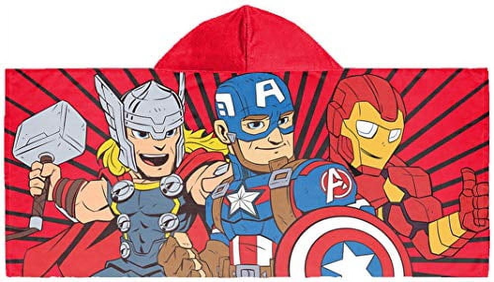 Jay Franco Avengers Creeper - Poncho Telo Avvolgente con Cappuccio 56 x
