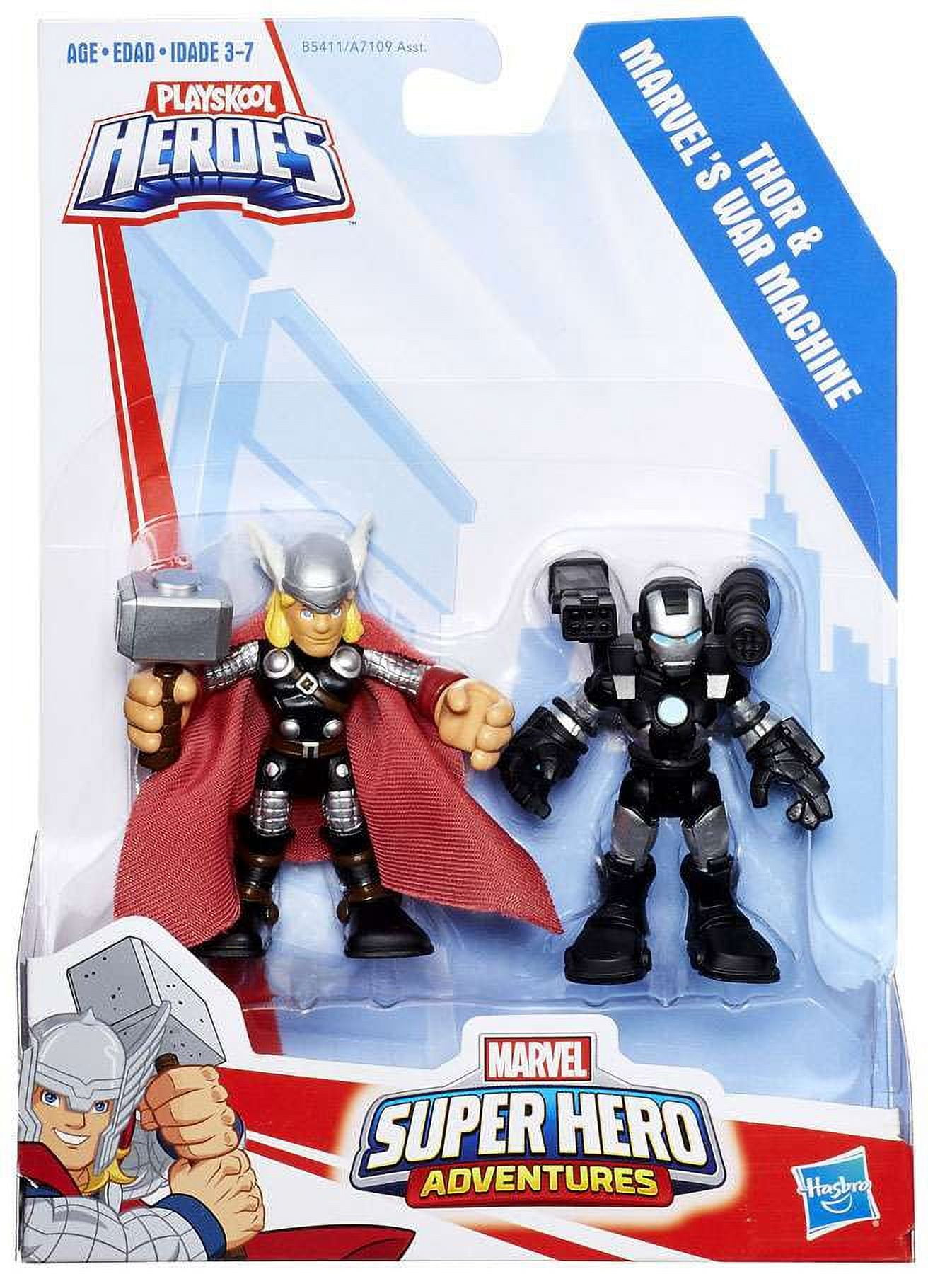 Thor God of War With Battleax PLUS CAPT.AMERICA Superhero Action  Figure.TWO(2) PIECES TOY-TORI