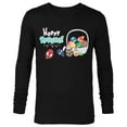 thumbnail image 1 of Marvel Super Hero Eggs Hoppy Spring Easter Basket - Long Sleeve T-Shirt for Men - Customized-Black, 1 of 5