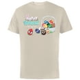 thumbnail image 1 of Marvel Super Hero Eggs Hoppy Spring Easter Basket - Short Sleeve Cotton T-Shirt for Adults - Customized-Natural, 1 of 5