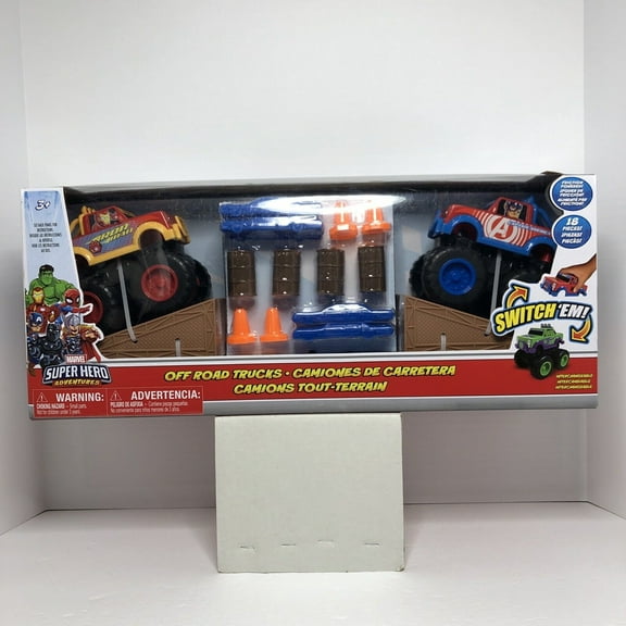 Marvel Super Hero Off Road Trucks Thor & Black Panther