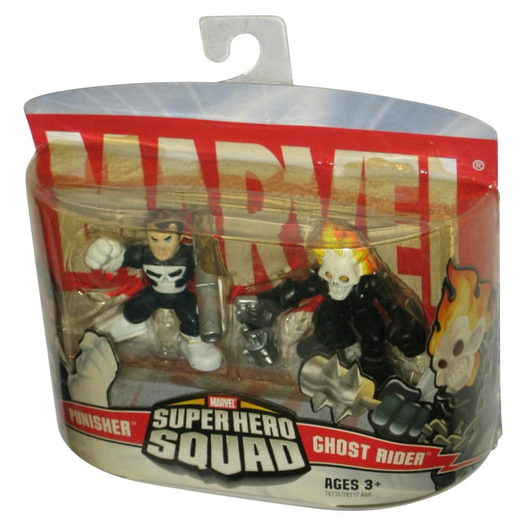 Marvel Super Hero Squad (2006) Punisher & Ghost Rider Figure Set 2
