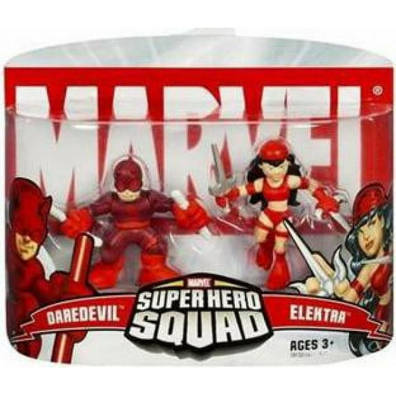 Marvel Super Hero Squad Series 2 Daredevil & Elektra Action Figure 2-Pack