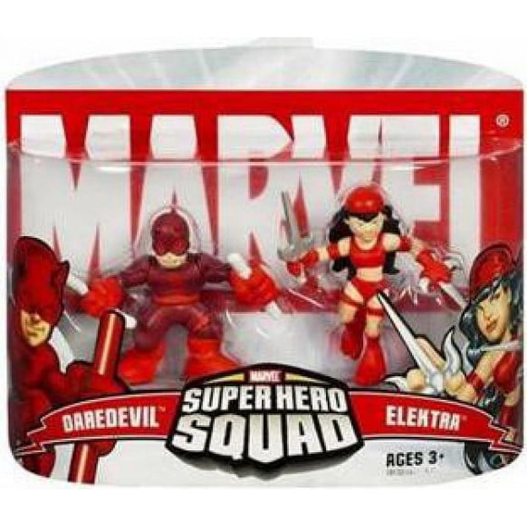 Marvel Super Hero Squad Series 2 Daredevil & Elektra Action Figure 
