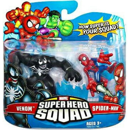 Marvel Super Hero Squad Series 7 Venom & Spider-Man Action Figure 2-Pack