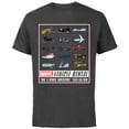 thumbnail image 1 of Marvel Super Hero Vehicle Rental Ad - Short Sleeve Cotton T-Shirt for Adults - Customized-Charcoal, 1 of 5