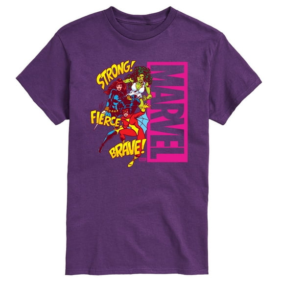 Marvel - Super Hero Women Sound Effects - Men's Short Sleeve Graphic Tee