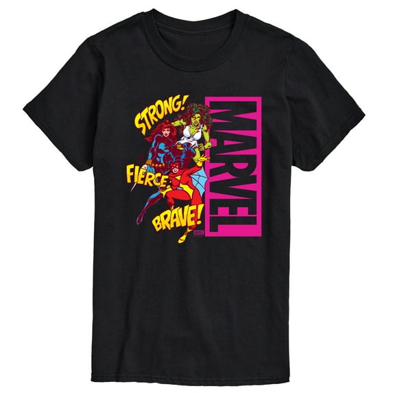 Marvel - Super Hero Women Sound Effects - Men's Short Sleeve Graphic Tee