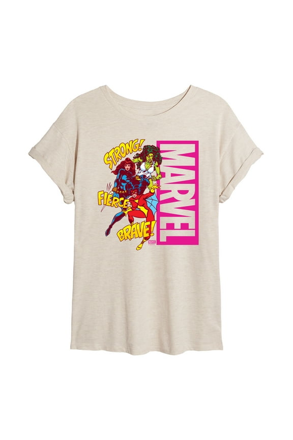 - Super Hero Women Sound Effects - Women's Oversized Graphic T-Shirt