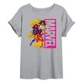 thumbnail image 1 of Marvel - Super Hero Women Sound Effects - Women's Oversized Graphic T-Shirt, 1 of 5