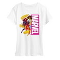 thumbnail image 1 of Marvel - Super Hero Women Sound Effects - Women's Short Sleeve Graphic T-Shirt, 1 of 5