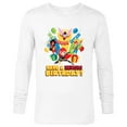thumbnail image 1 of Marvel Super Hero Women Toony Party Have a Heroic Birthday - Long Sleeve T-Shirt for Men - Customized-White, 1 of 5