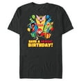 thumbnail image 1 of Marvel Super Hero Women Toony Party Have a Heroic Birthday - Short Sleeve Blended T-Shirt for Adults - Customized-Dark Heather, 1 of 5