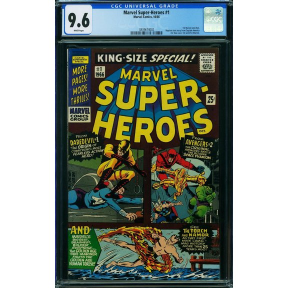 Marvel Super-Heroes #1 - CGC 9.6 Comic Book