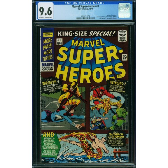 Marvel Super-Heroes #1 - CGC 9.6 Comic Book