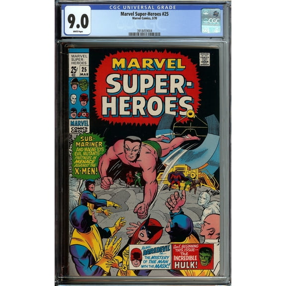 Marvel Super-Heroes #25 - CGC 9 Comic Book