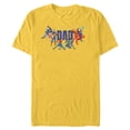 thumbnail image 1 of Marvel Super Heroes Avengers Family Vacation Trip Dad - Short Sleeve Blended T-Shirt for Adults - Customized-Yellow, 1 of 5