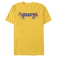 thumbnail image 1 of Marvel Super Heroes Avengers Family Vacation Trip Grandpa - Short Sleeve Blended T-Shirt for Adults - Customized-Yellow, 1 of 5