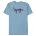 thumbnail image 1 of Marvel Super Heroes Avengers Family Vacation Trip Mom - Short Sleeve Blended T-Shirt for Adults - Customized-Ocean Blue, 1 of 5